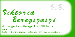 viktoria beregszaszi business card